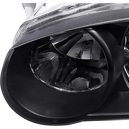 Faros JDM Carpartsinnovate para Corolla 2001-2002 Carcasa Negra