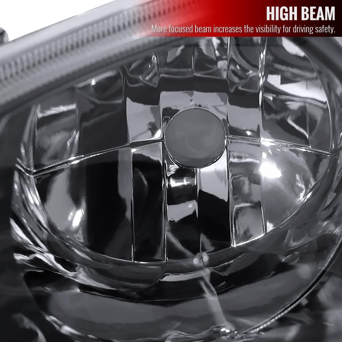 Faros JDM Carpartsinnovate para Corolla 2001-2002 Carcasa Negra