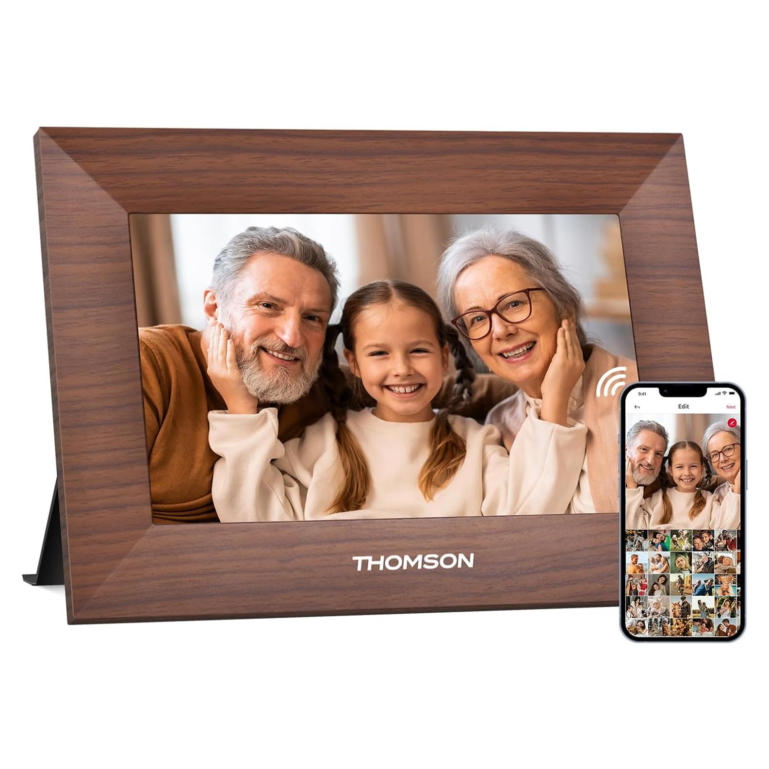 Marco de Fotos Digital WiFi THOMSON 7" HD 32GB Pantalla Táctil