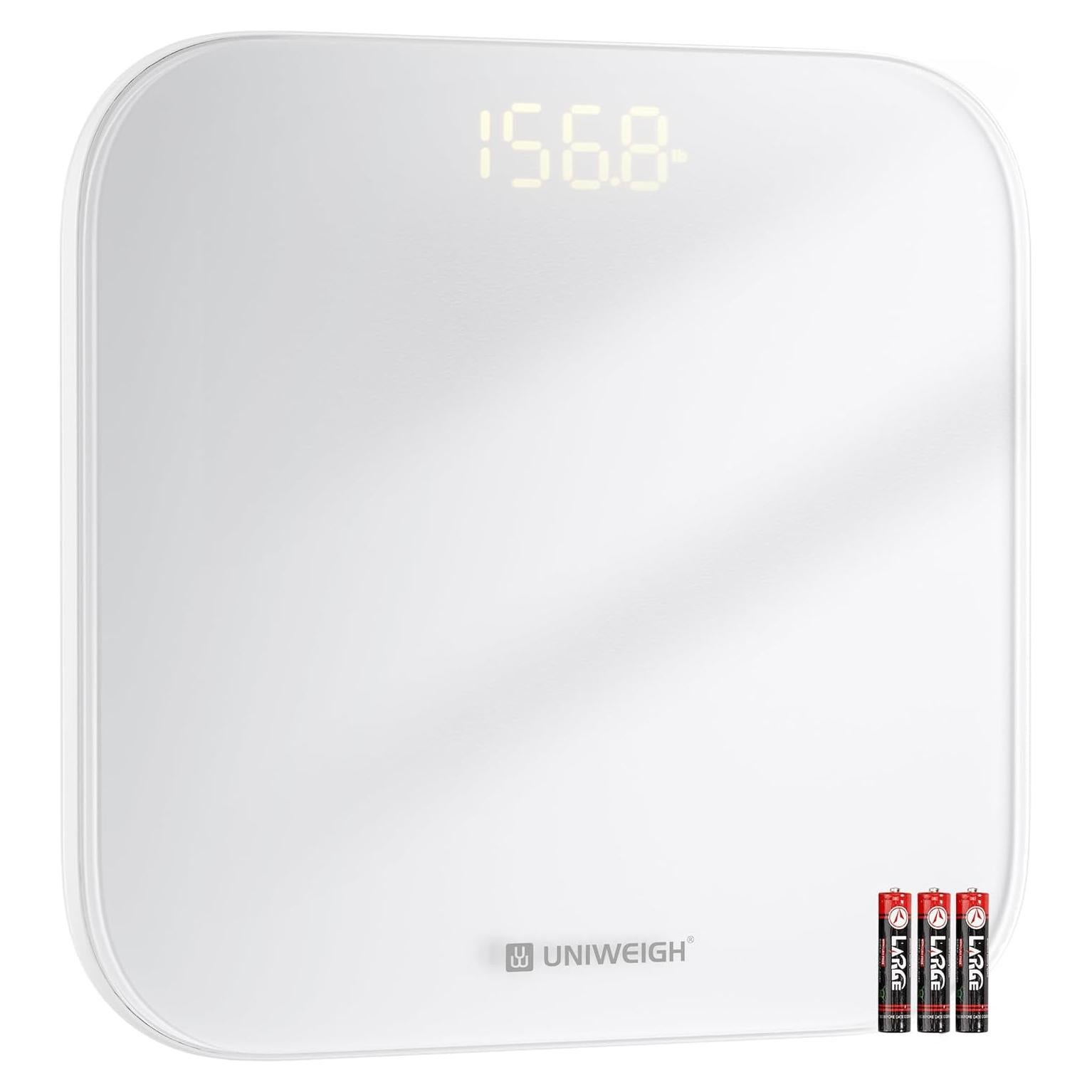 Báscula Digital de Baño UNIWEIGH 199.58kg Pantalla LED