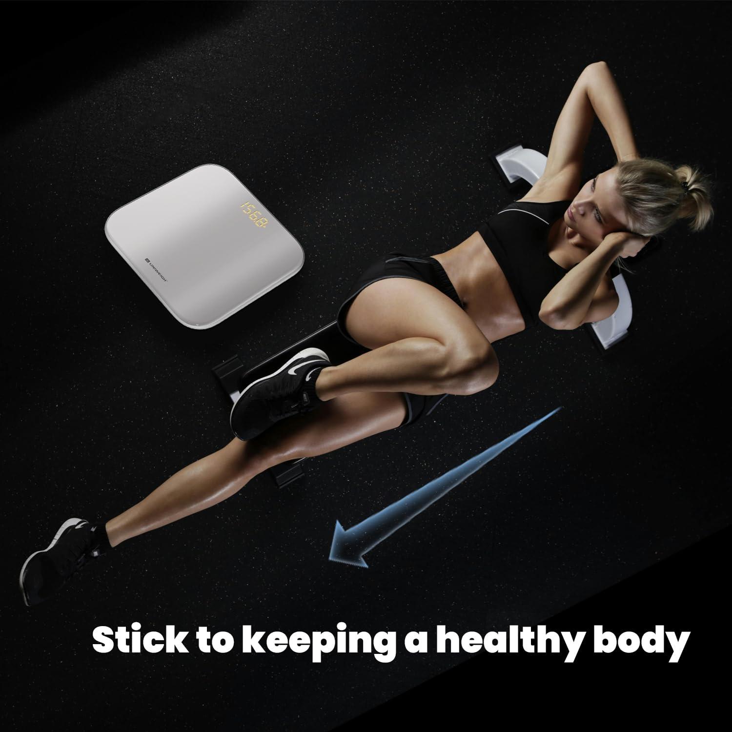 Báscula Digital de Baño UNIWEIGH 199.58kg Pantalla LED