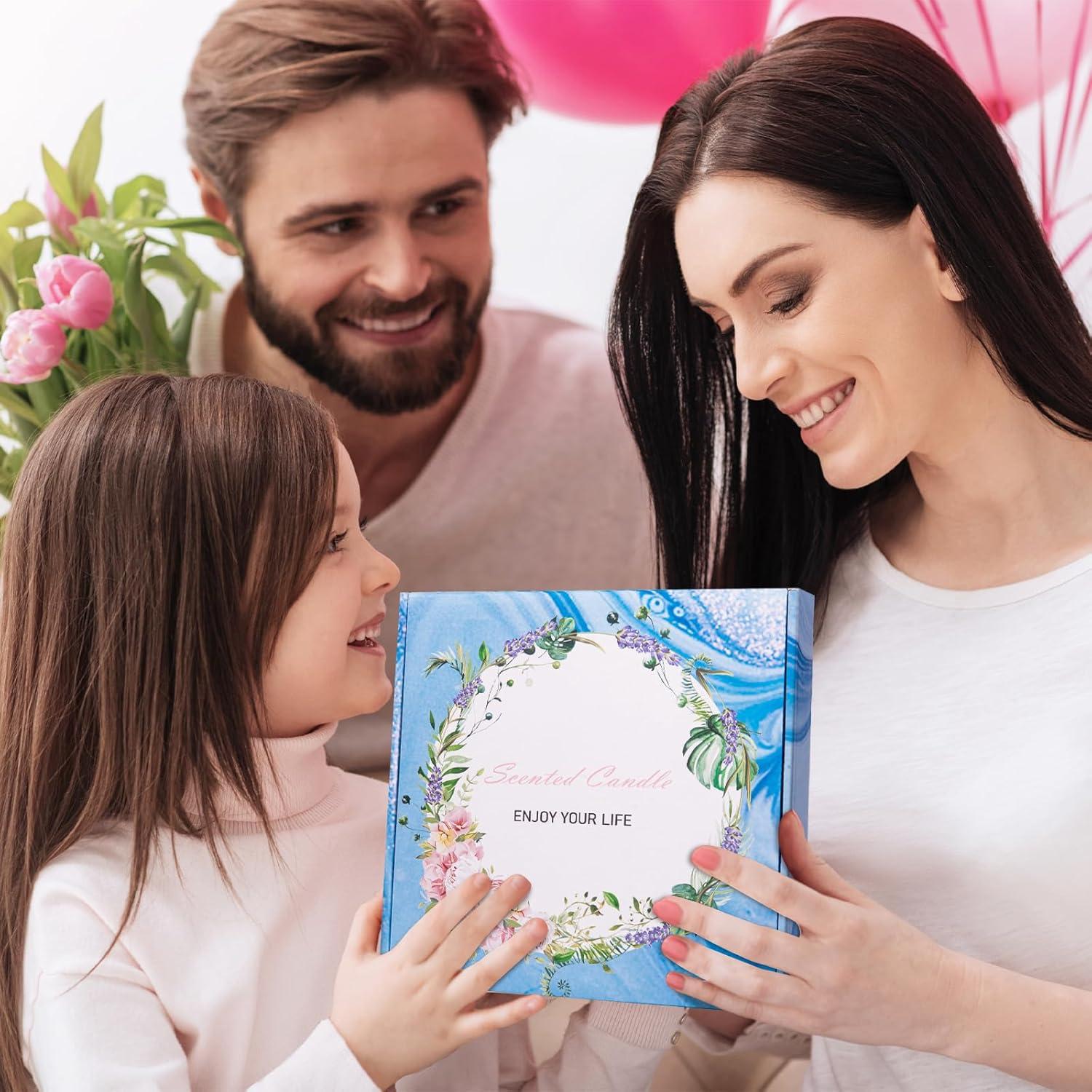 Juego de 9 Velas Aromáticas de Cera de Soja KEARLGMBH