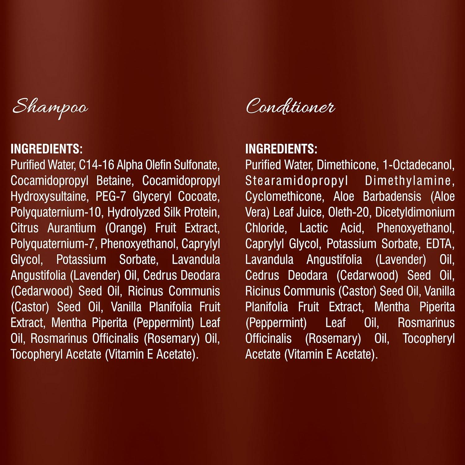 Champú y Acondicionador MYSTÉRE BEAUTÉ Aceite de Ricino 454g