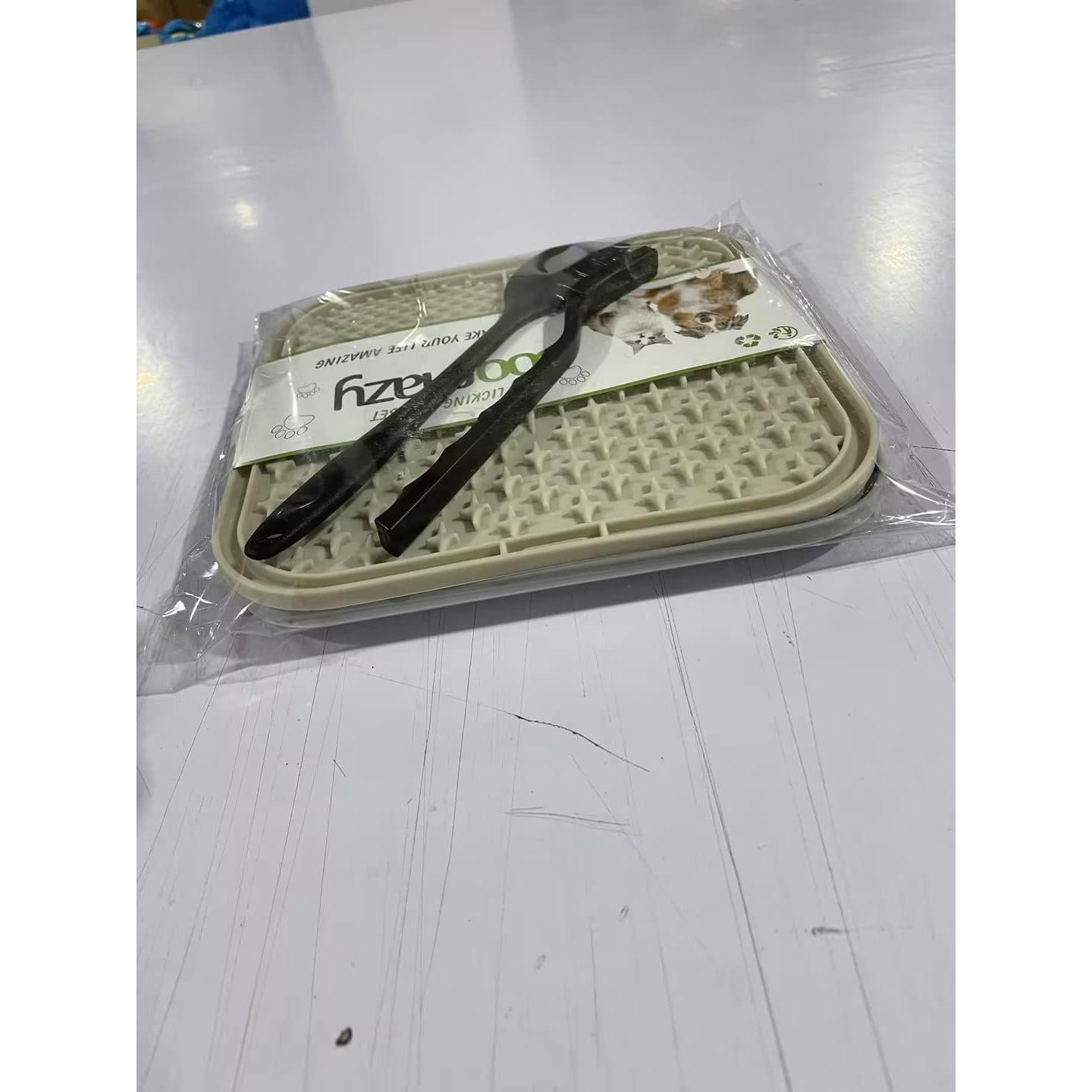 Alfombra de Lamido Coomazy para Perros y Gatos, Antideslizante, 2 Paquetes