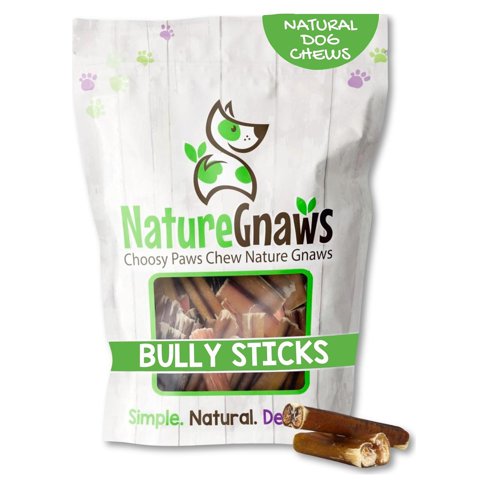 Mordiscos de Bully Stick Nature Gnaws 7.5 cm - 227 g
