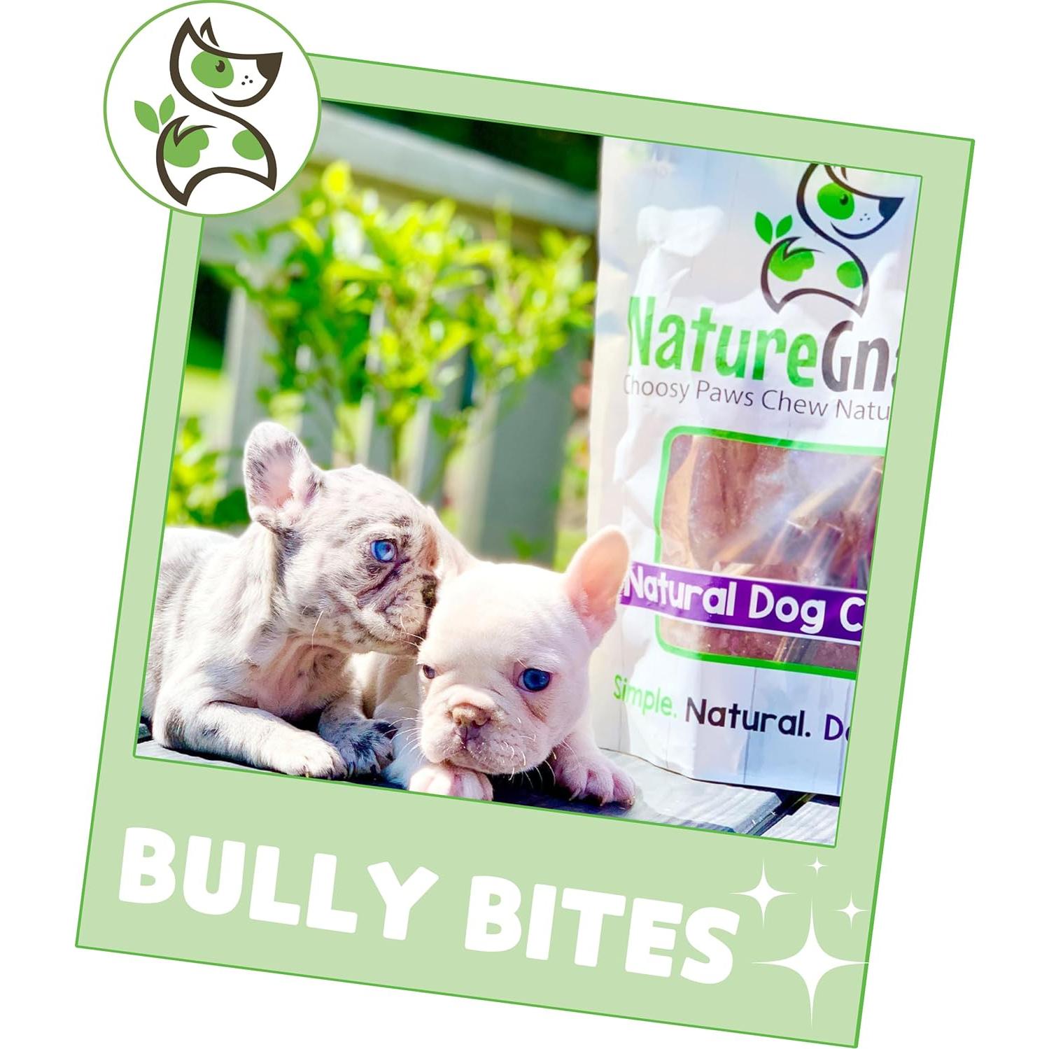 Mordiscos de Bully Stick Nature Gnaws 7.5 cm - 227 g