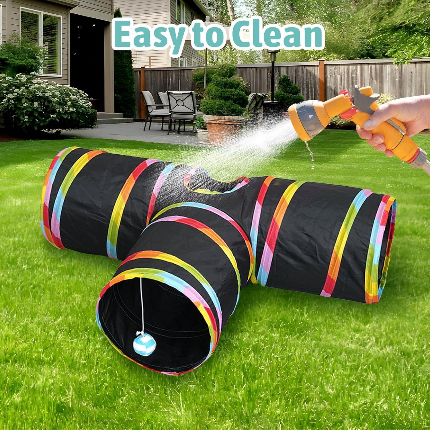 Túnel para Conejos BNOSDM 3 Vías Plegable con Juguetes