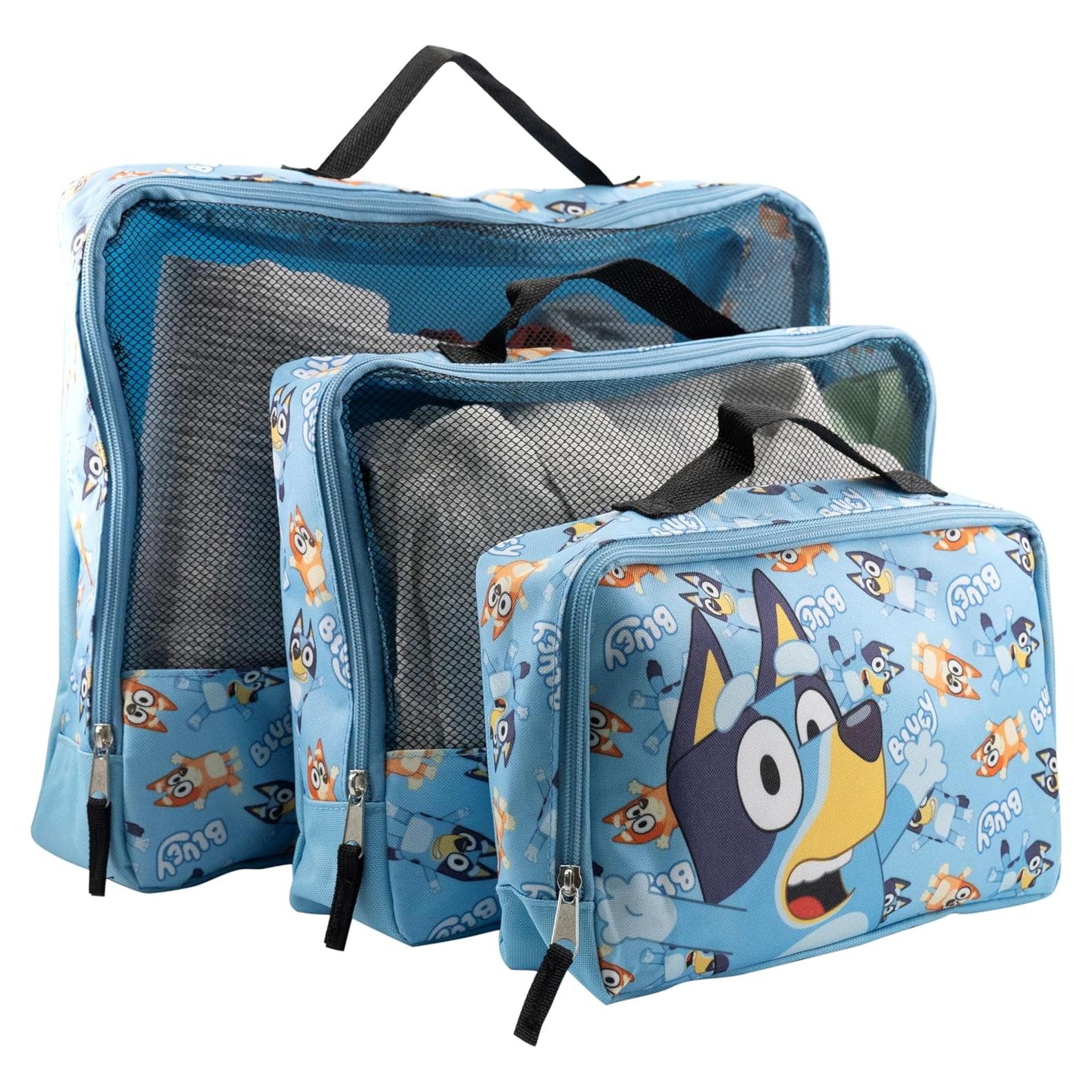 Conjunto de Cubos de Empaque 3 Piezas Fast Forward Bluey
