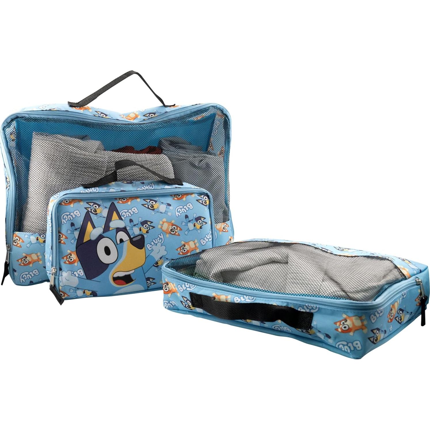 Conjunto de Cubos de Empaque 3 Piezas Fast Forward Bluey