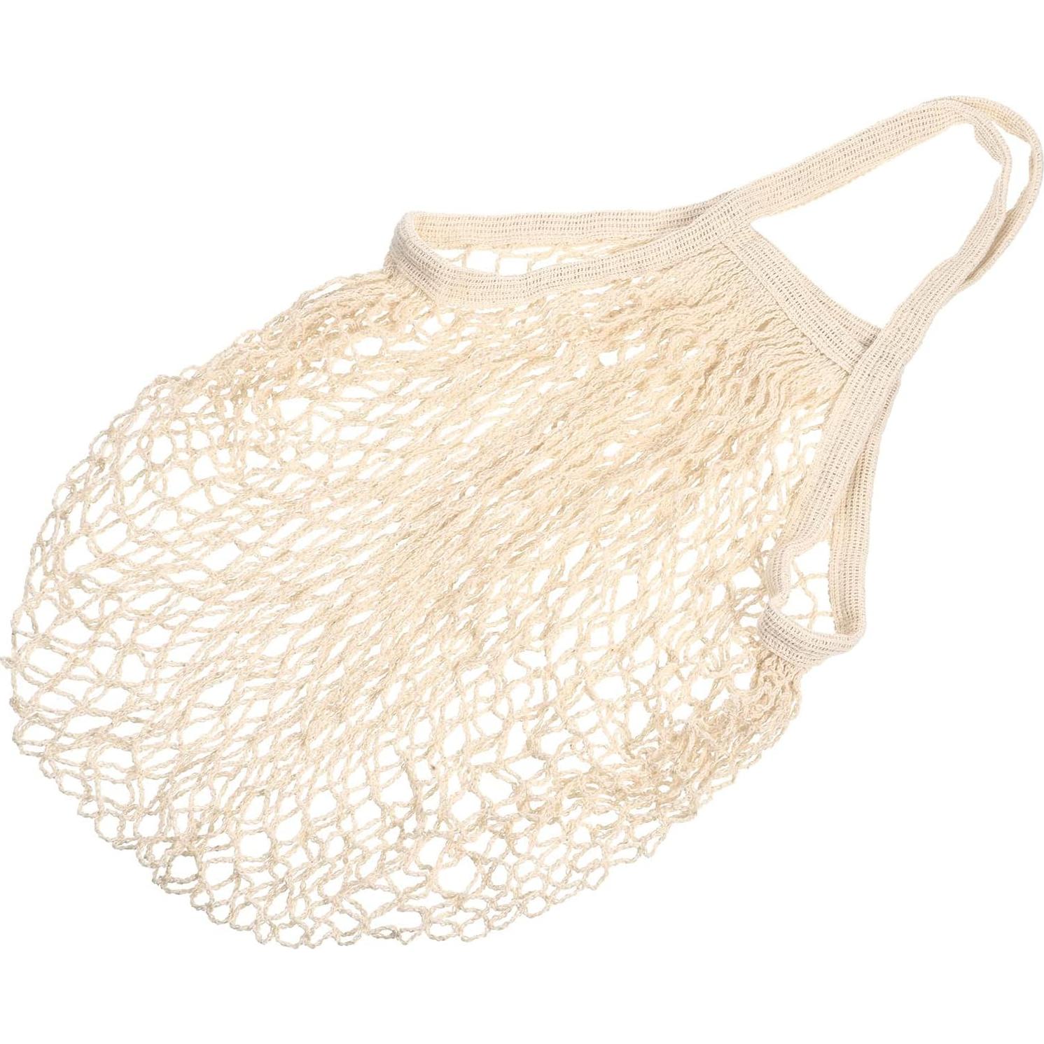 Bolsa de Malla de Algodón MECCANIXITY Reutilizable 38x35cm