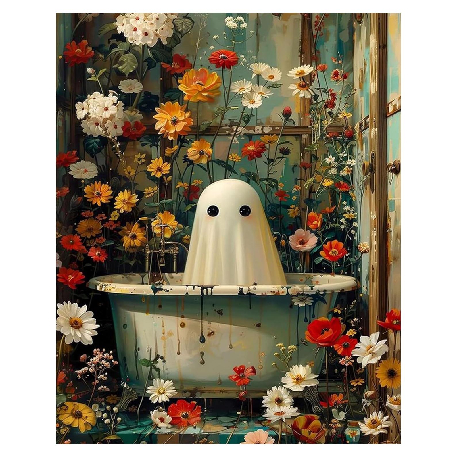 Kit de Pintura por Números Yezavesu Fantasma 40.64x50.8 cm