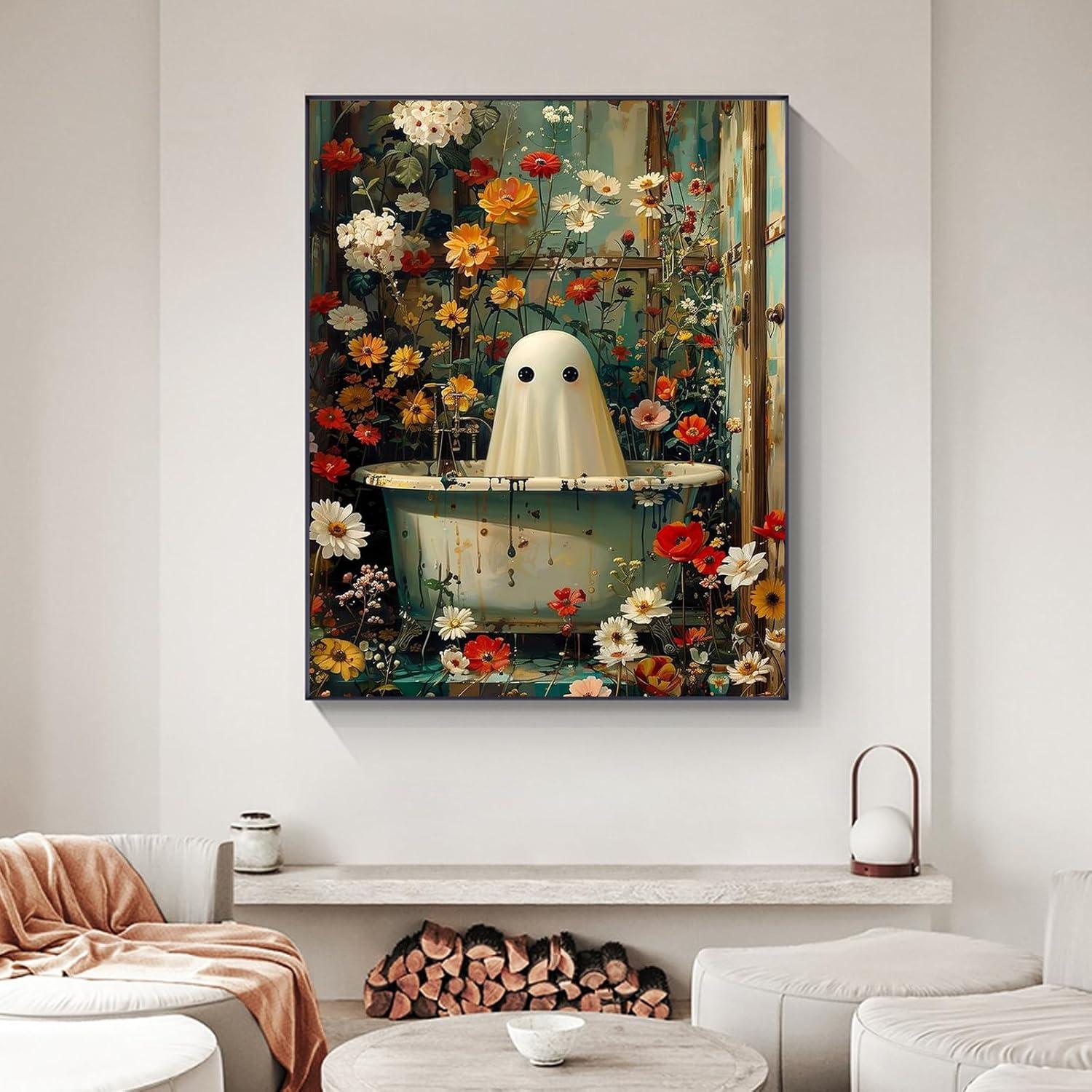 Kit de Pintura por Números Yezavesu Fantasma 40.64x50.8 cm