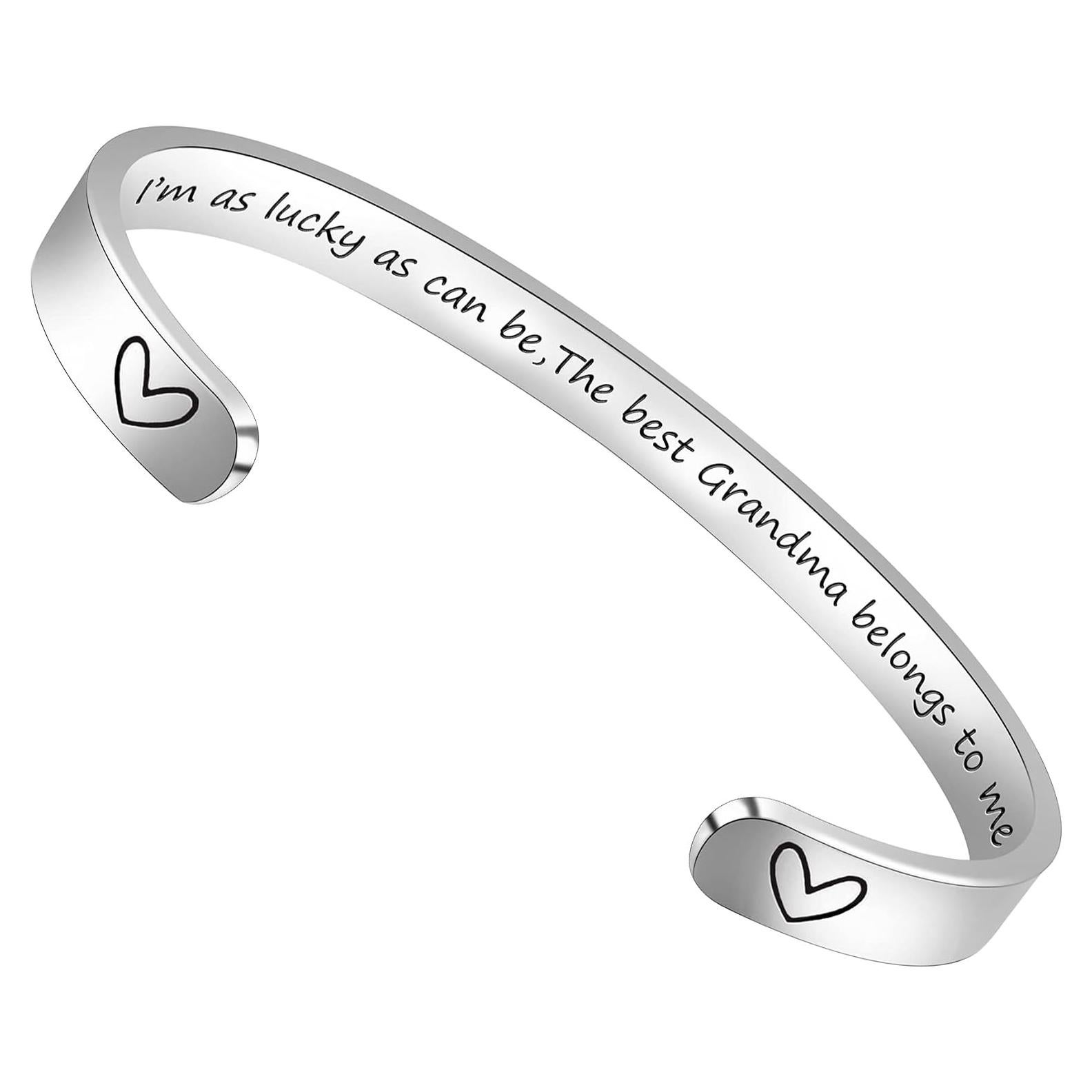 Brazalete Motivacional para Abuela Btysun - Acero Inoxidable