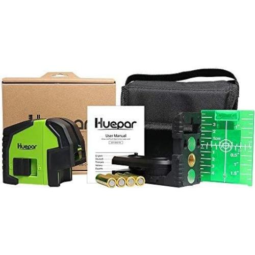 Nivel Láser Cruzado Huepar 8211G Verde Autonivelante 0.94 kg