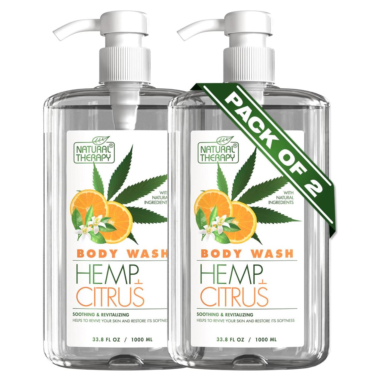 Gel de Ducha Crystalline Health & Beauty 2000 ml Cáñamo y Cítricos