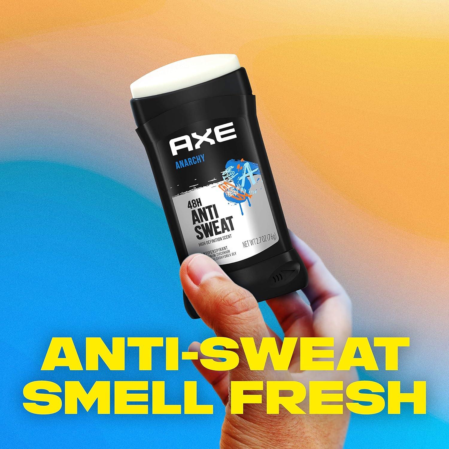 AXE Desodorante Antitranspirante Barra Hombres Anarquía 76.5 g Doble