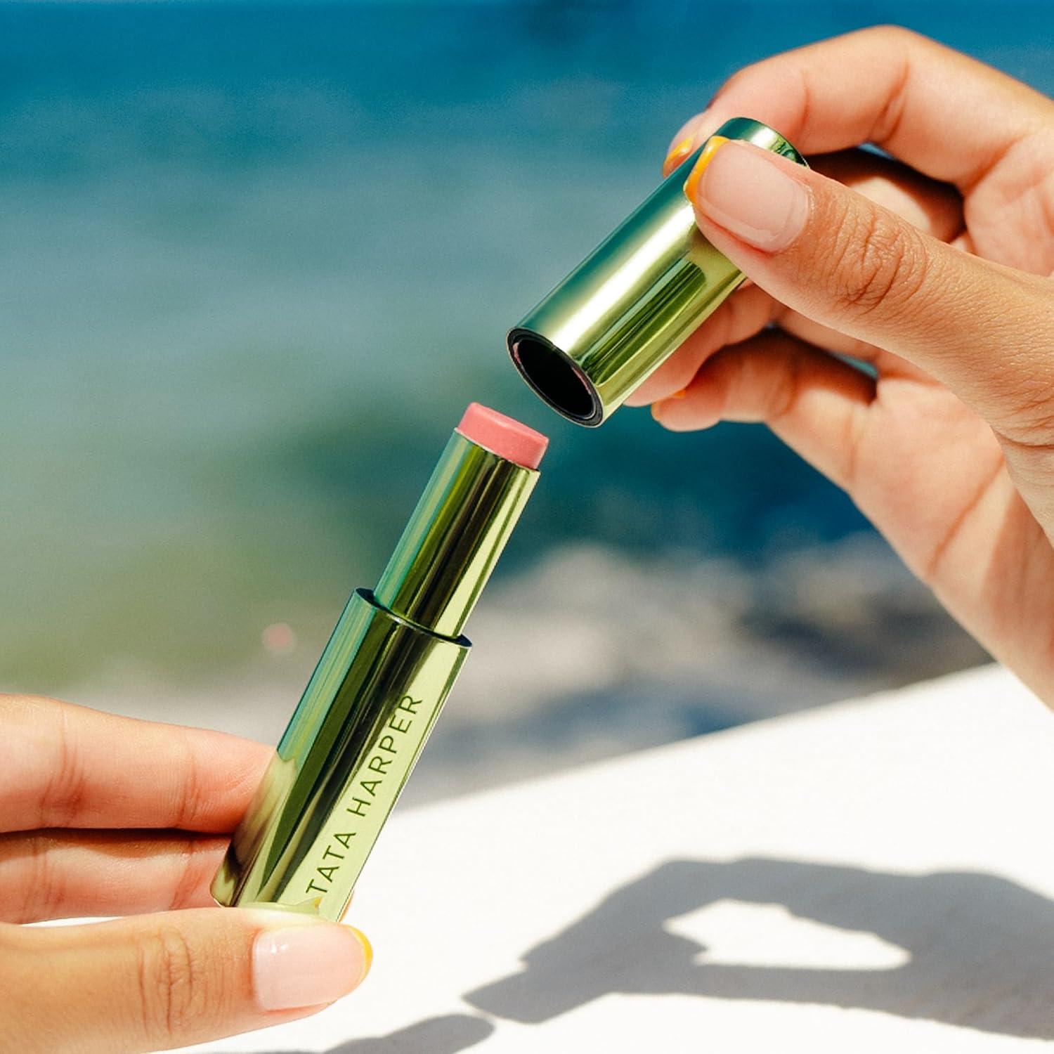 Tratamiento Hidratante para Labios Tata Harper 3 en 1 100% Natural