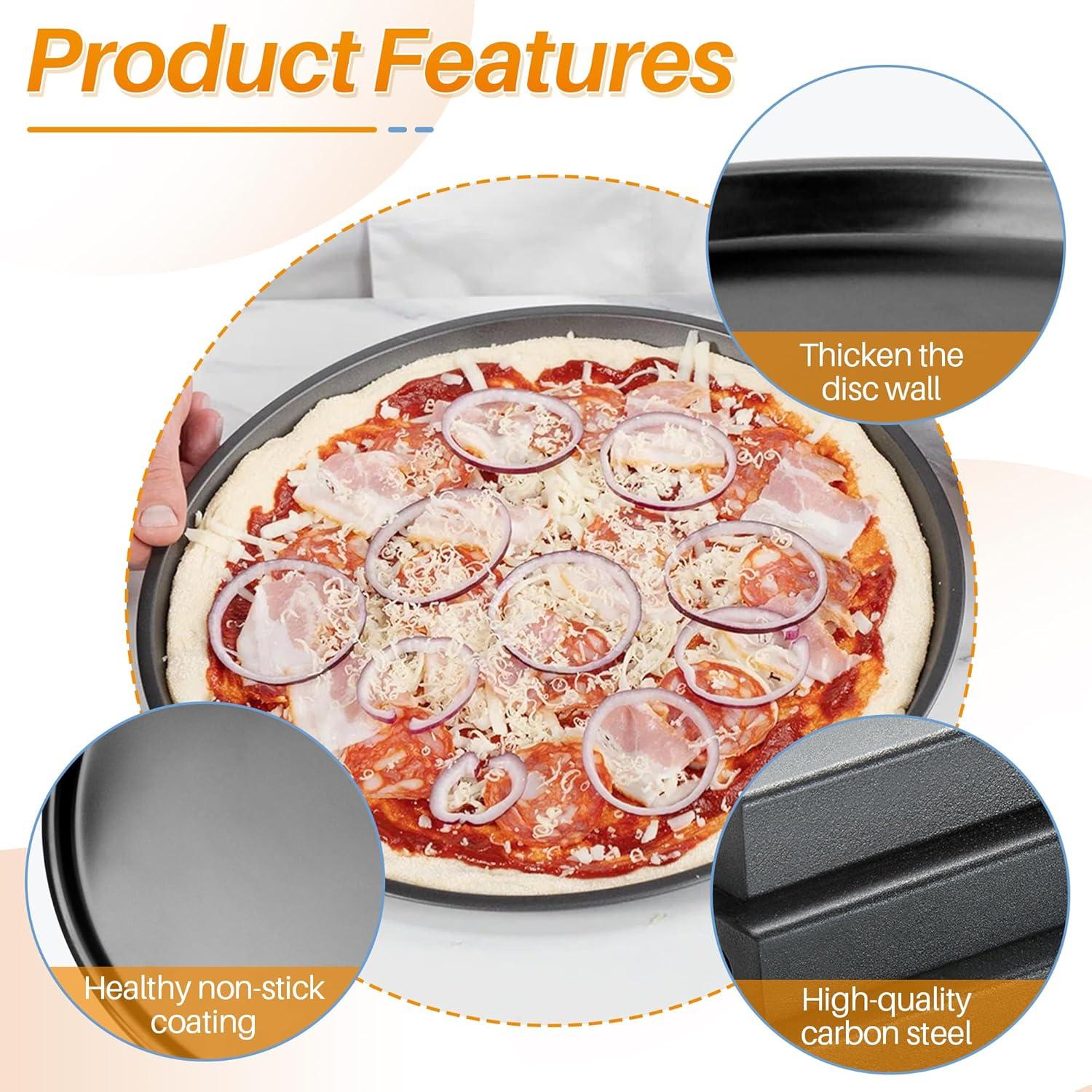 Pizza Pan GYPNS 33 cm Antiadherente para Breville BOV800XL