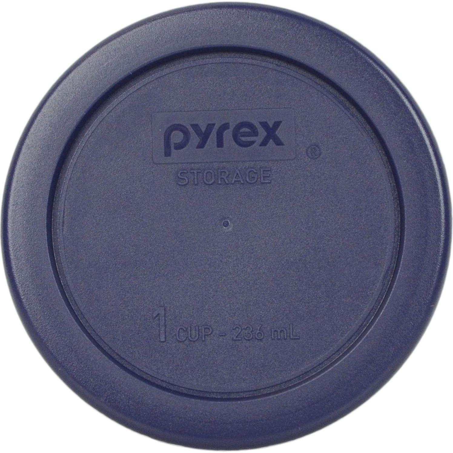 Juego de Tapas de Plástico Pyrex - 3 Piezas Azul