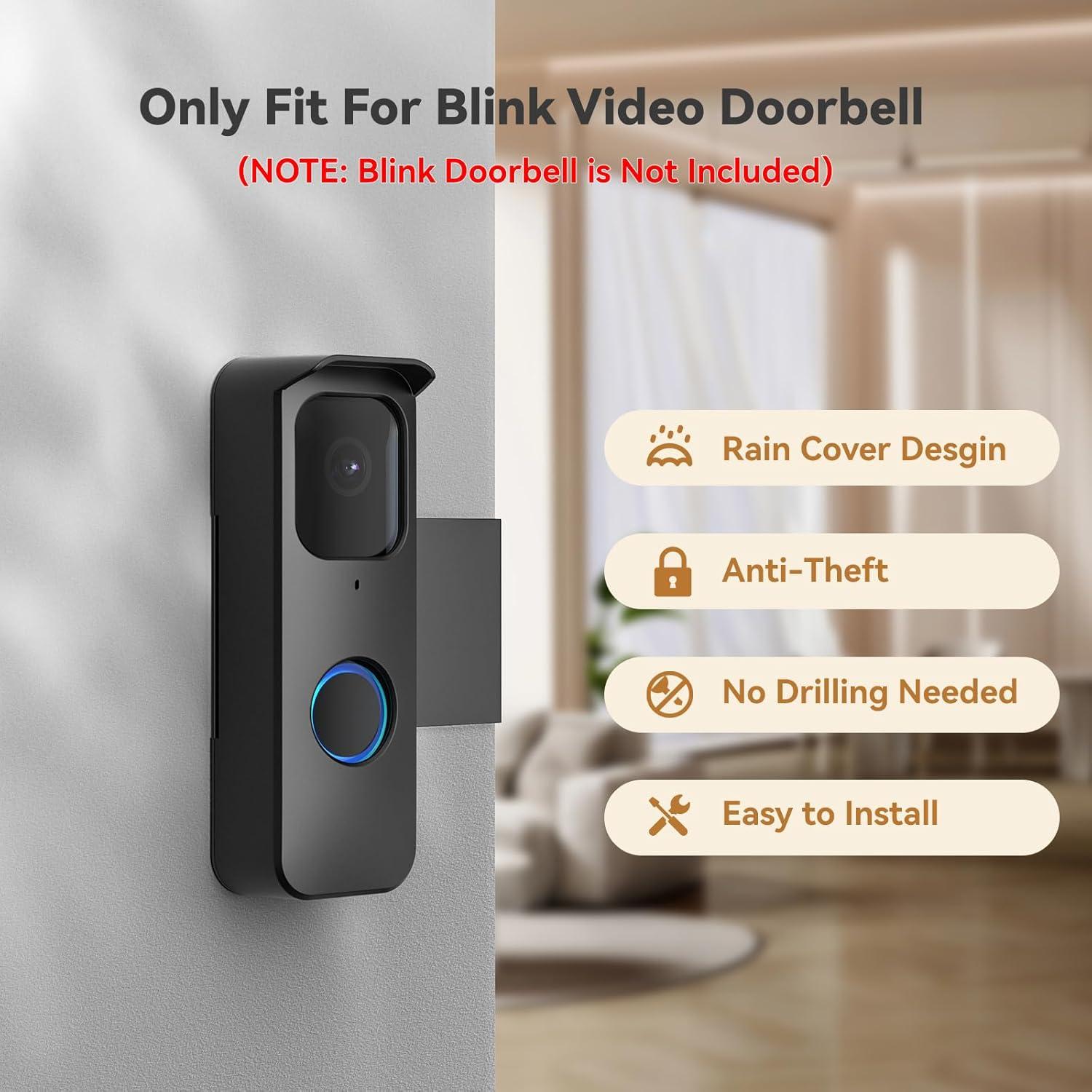 Soporte Antirrobo Aiopoaop para Timbre Blink - Negro