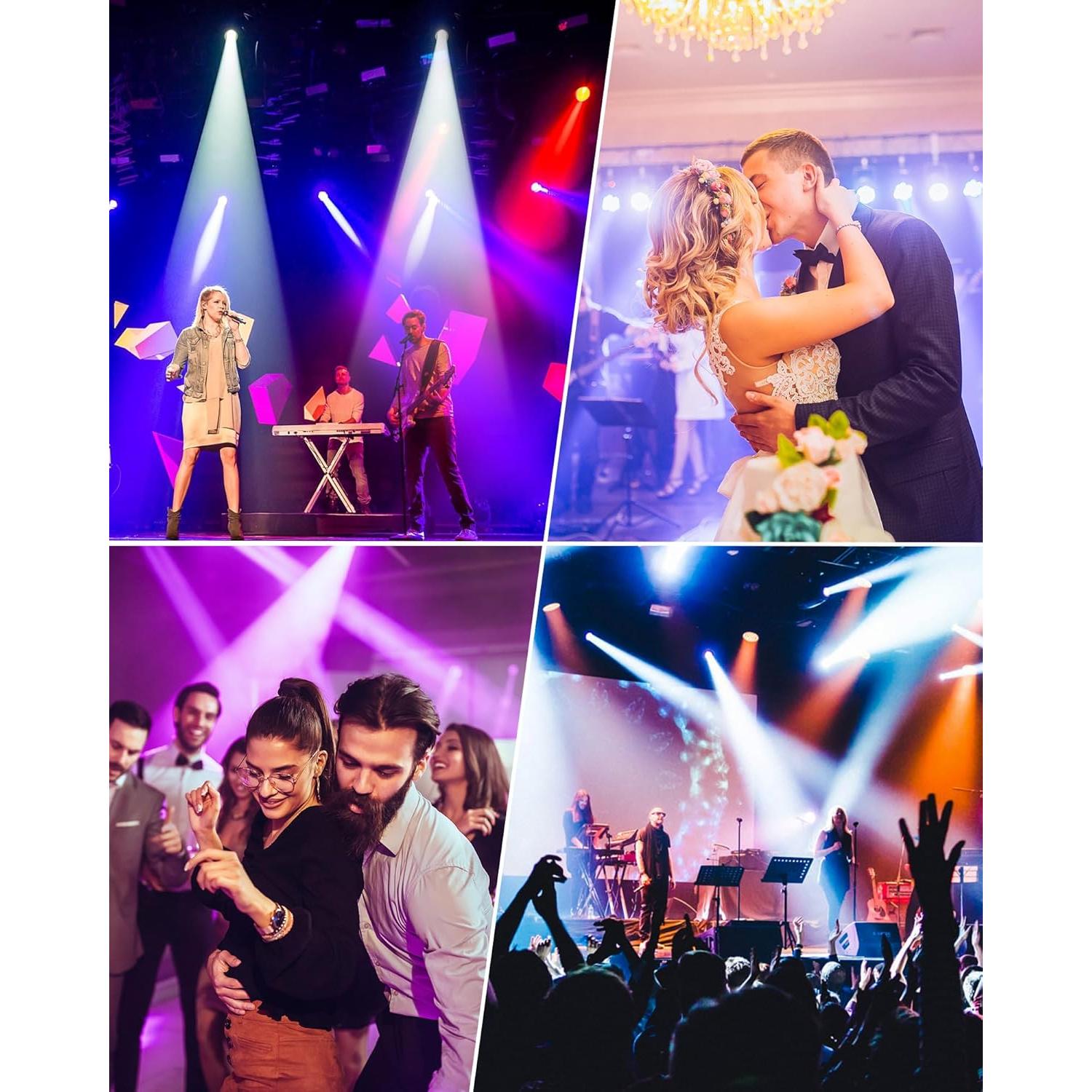 HOLDLAMP 120W Luz de Cabeza Móvil DJ con 18 Prismas