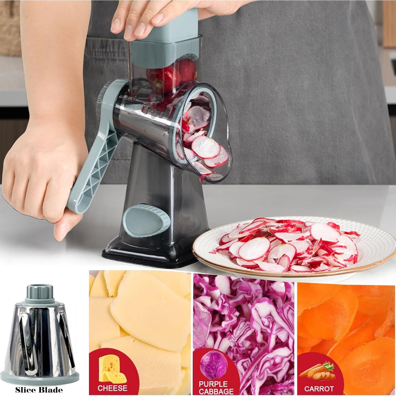 Rallador de Queso Rotatorio YOUCZON Acero Inoxidable 0.76kg