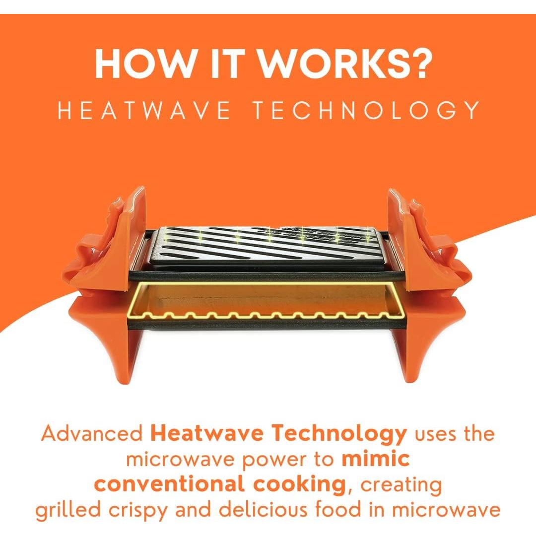 Hacedor de Sándwiches de Microondas MACONEE 900W Antiadherente