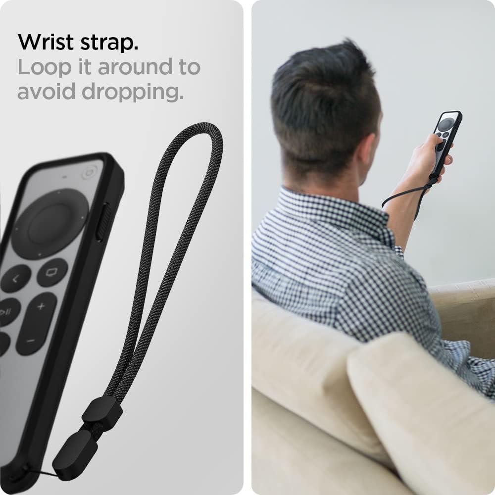 Funda Spigen para Control Remoto Siri Apple TV 4K 2021/2022 - Negro