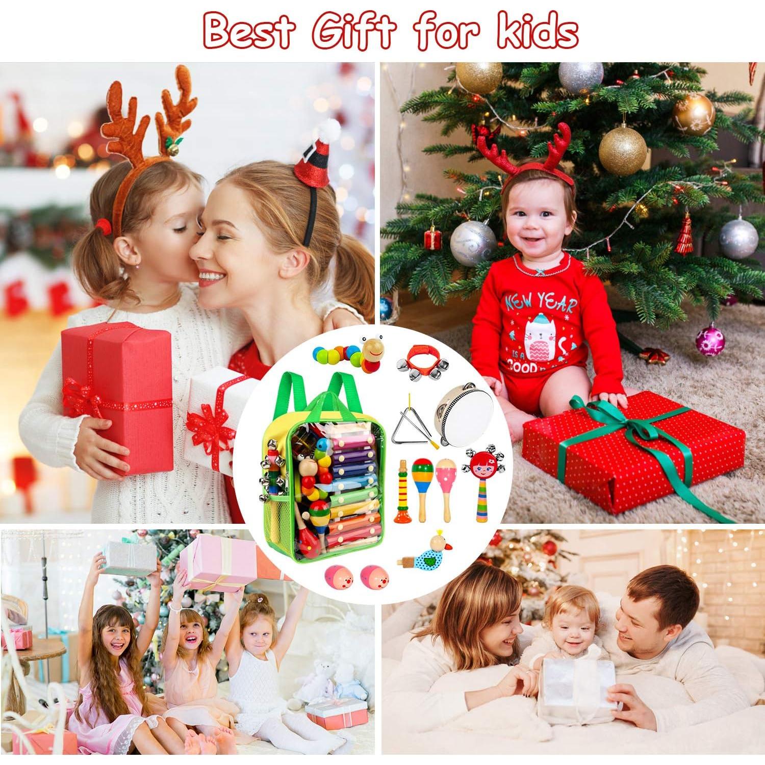 Conjunto de Instrumentos Musicales Taimasi 33Pcs para Niños