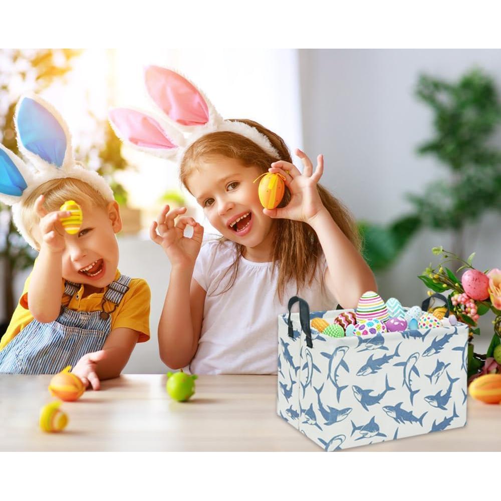 Cesta de Almacenamiento Plegable TIBAOLOVER Tiburón Bebé 38x25cm