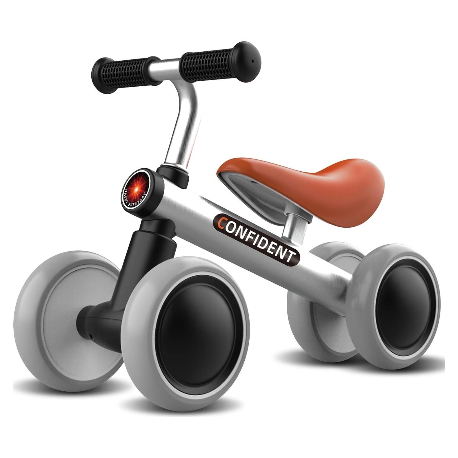 Bicicleta de Equilibrio Wdmiya para Bebés 1-3 Años Gris