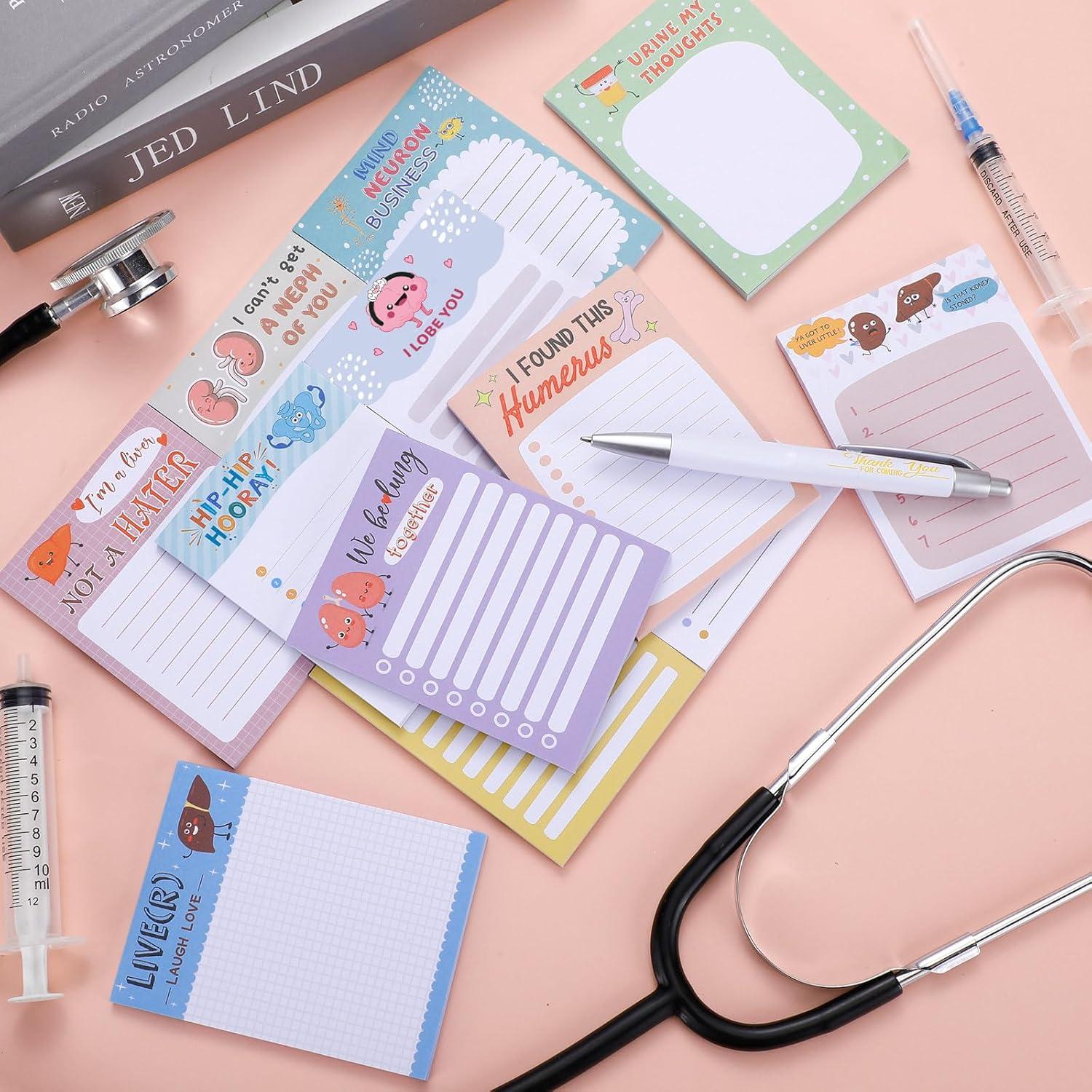 Bloc de Notas para Enfermeras Jetec - 12 Piezas 7.62x10.16cm