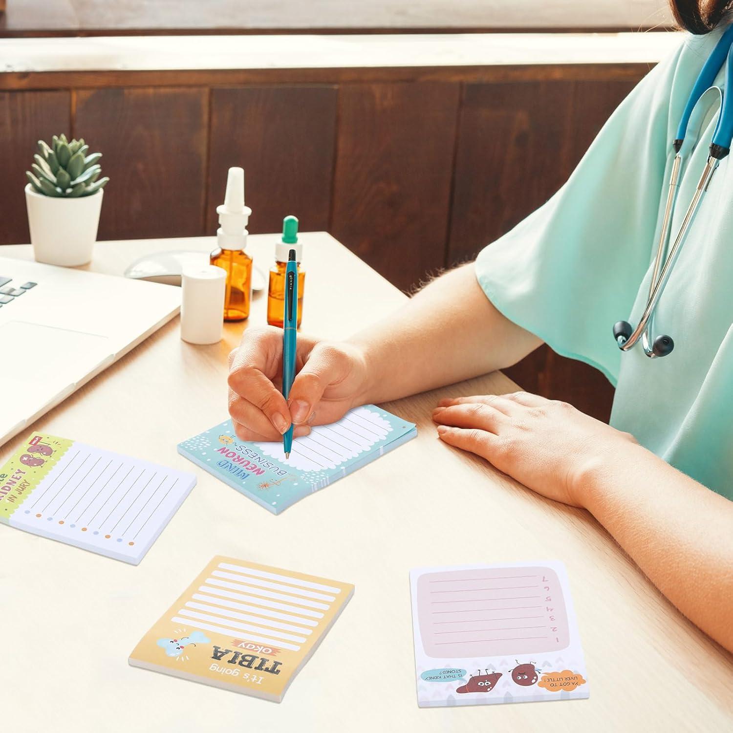 Bloc de Notas para Enfermeras Jetec - 12 Piezas 7.62x10.16cm