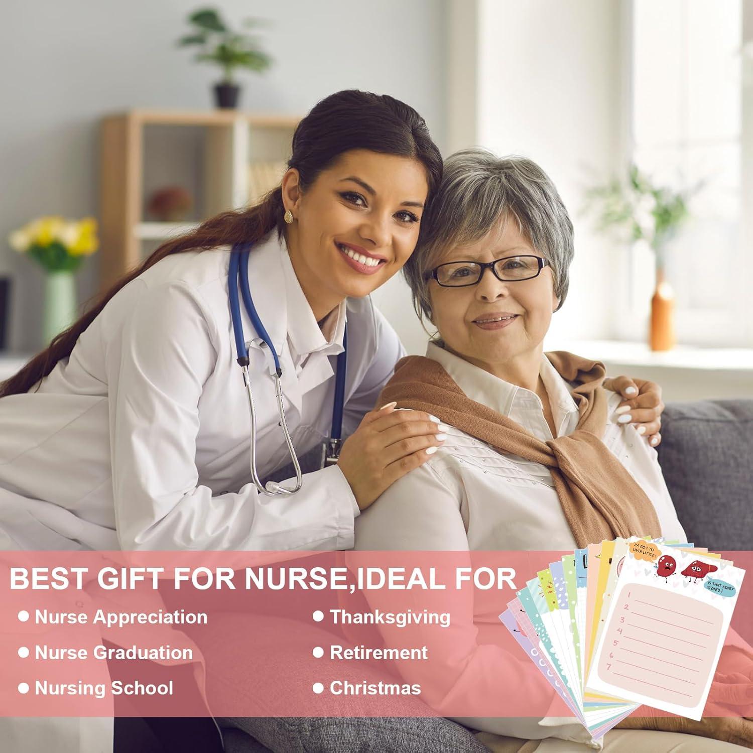 Bloc de Notas para Enfermeras Jetec - 12 Piezas 7.62x10.16cm