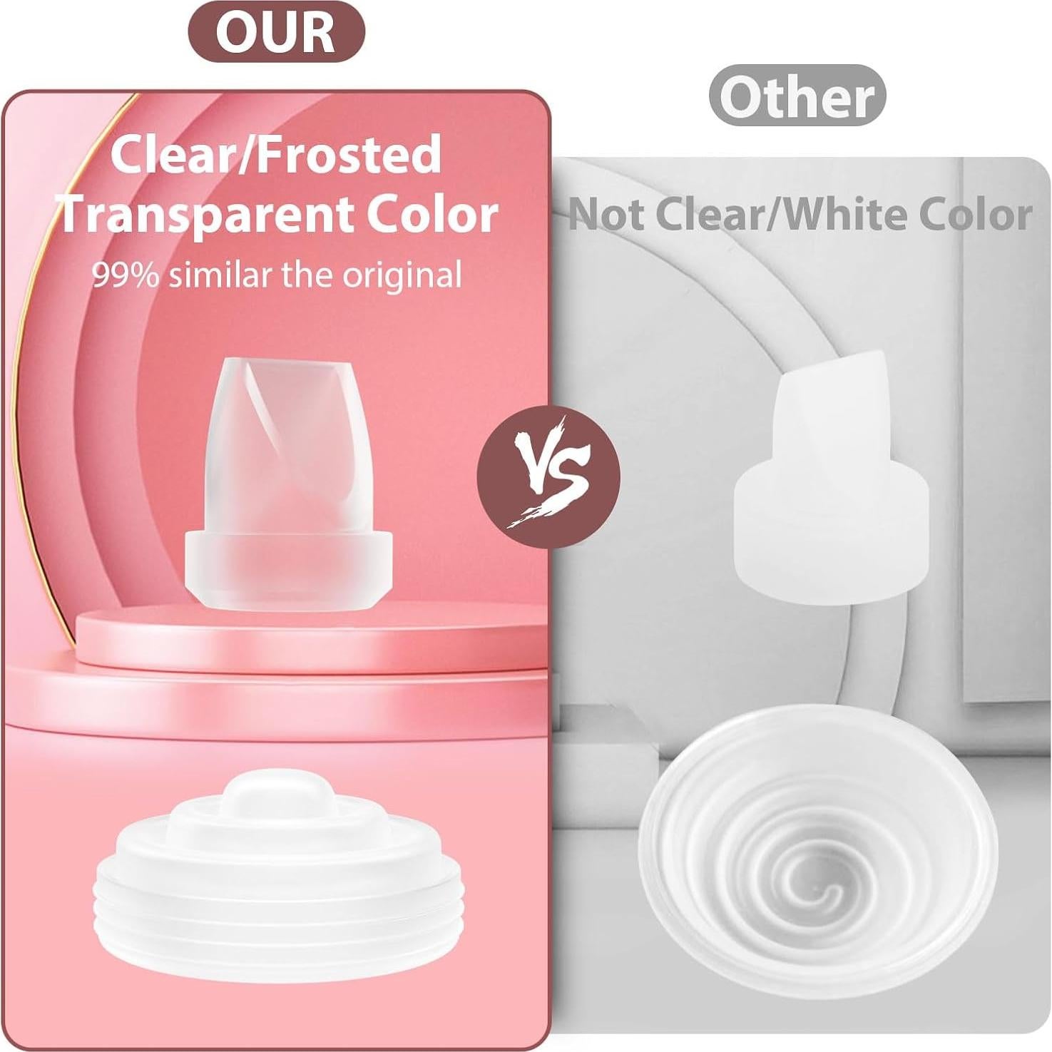 Kit de Repuestos para Extractor de Leche M5 Afontoto - 4 Válvulas y 2 Diafragmas de Silicona