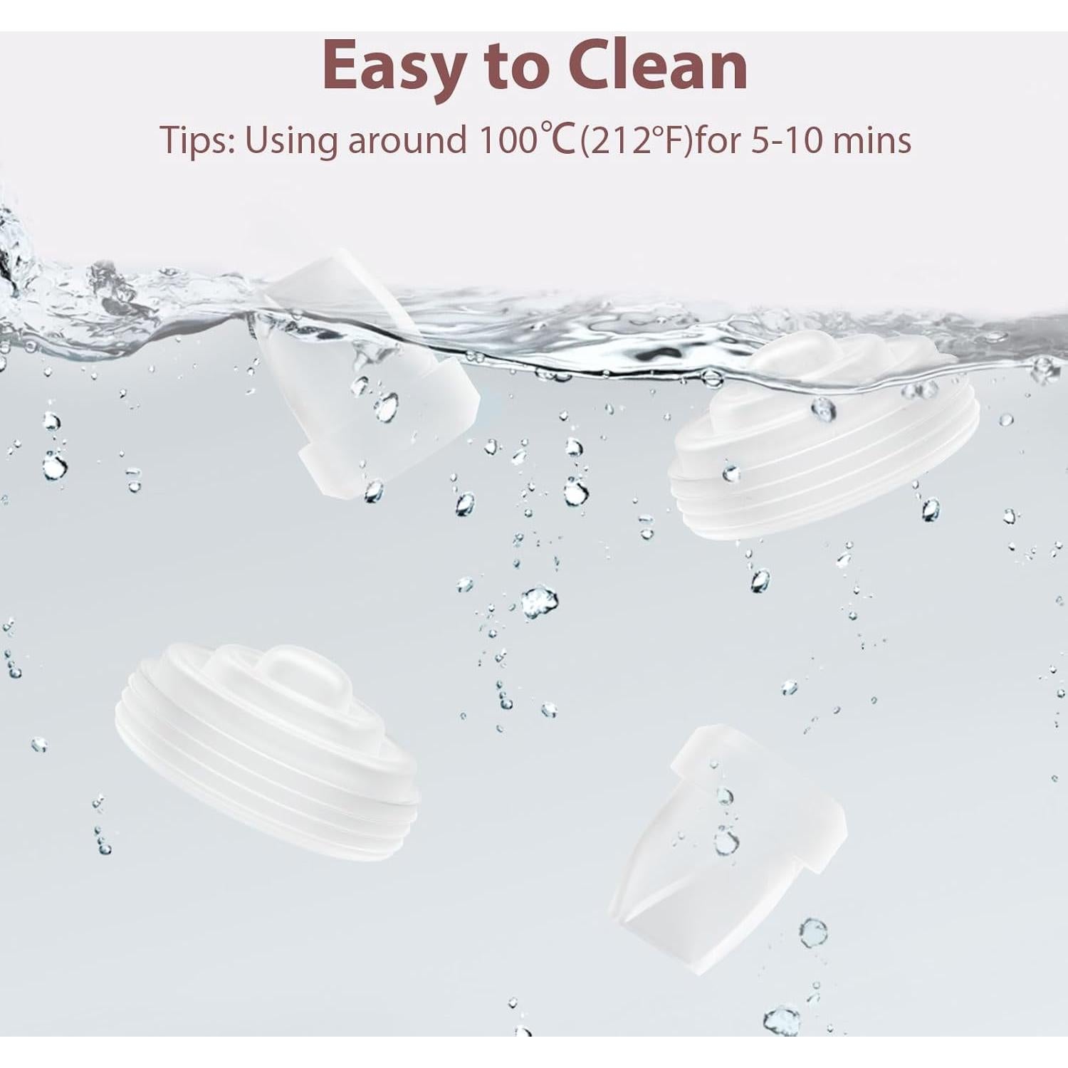 Kit de Repuestos para Extractor de Leche M5 Afontoto - 4 Válvulas y 2 Diafragmas de Silicona