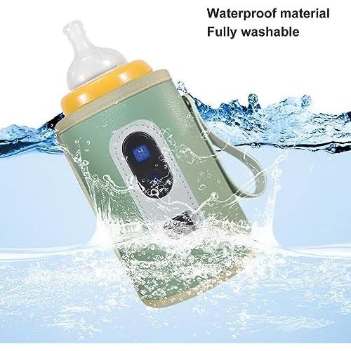 Calentador de Biberones Pssopp Portátil 5 Velocidades Verde