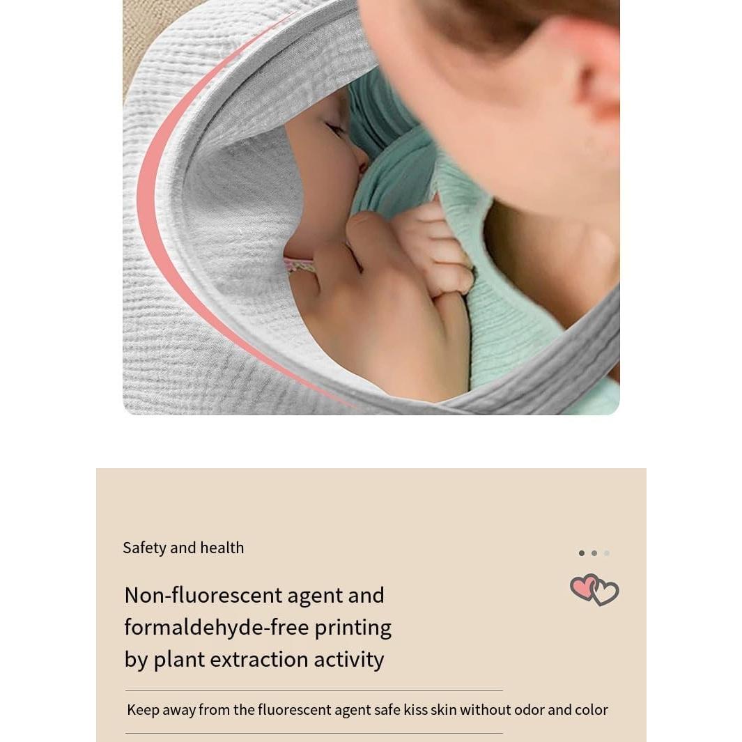 Fular de Lactancia KaeDa Versátil 75x95cm Algodón Azul Claro