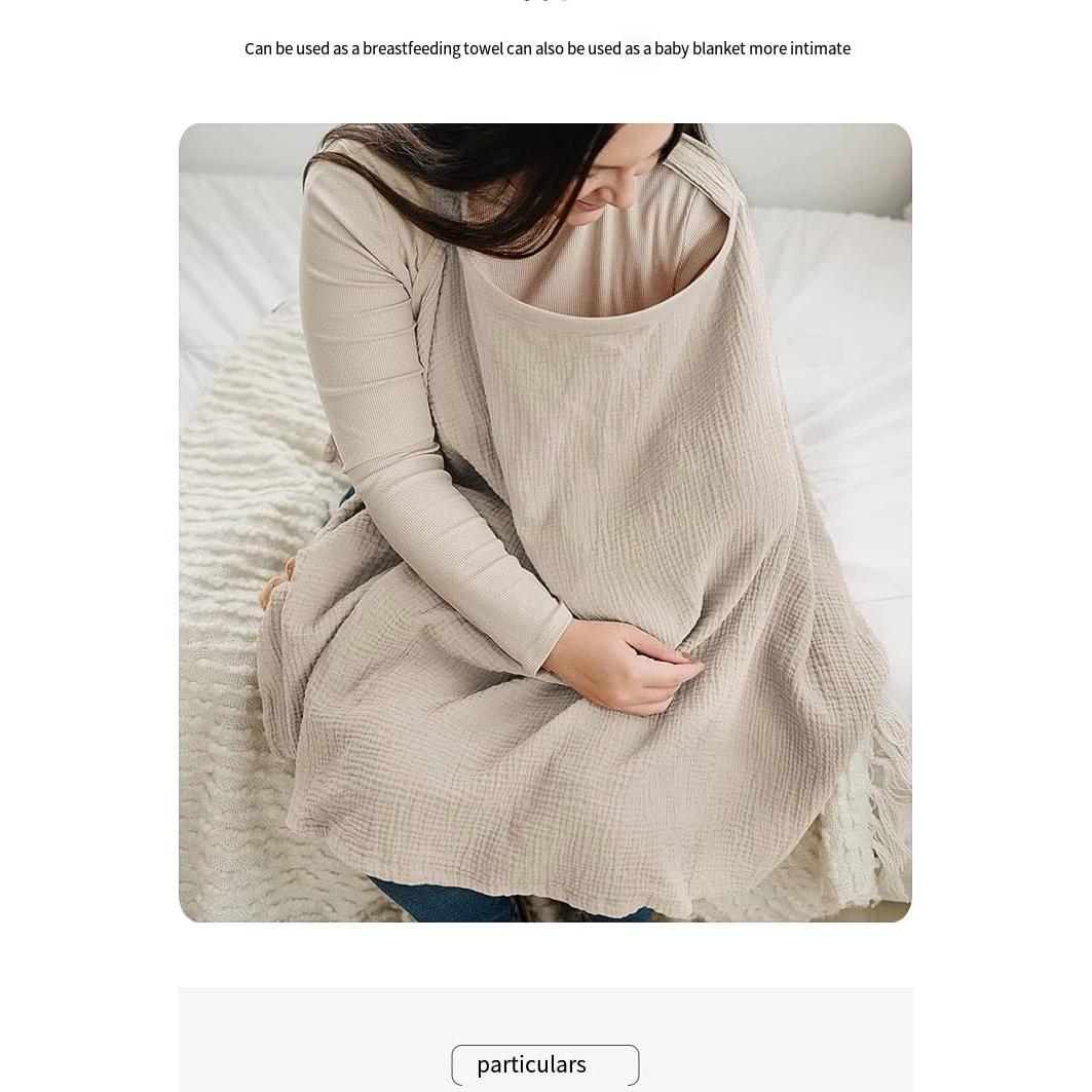 Fular de Lactancia KaeDa Versátil 75x95cm Algodón Azul Claro