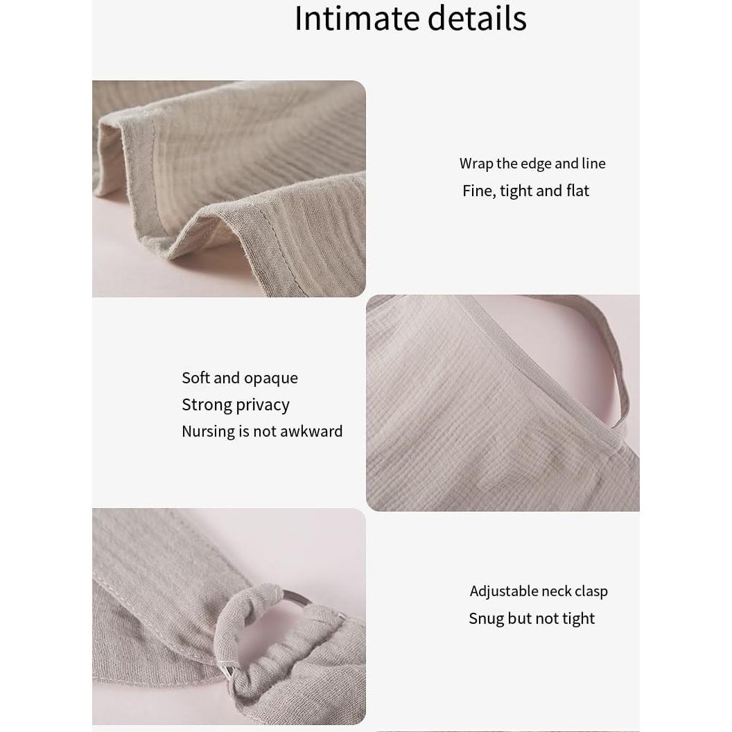 Fular de Lactancia KaeDa Versátil 75x95cm Algodón Azul Claro