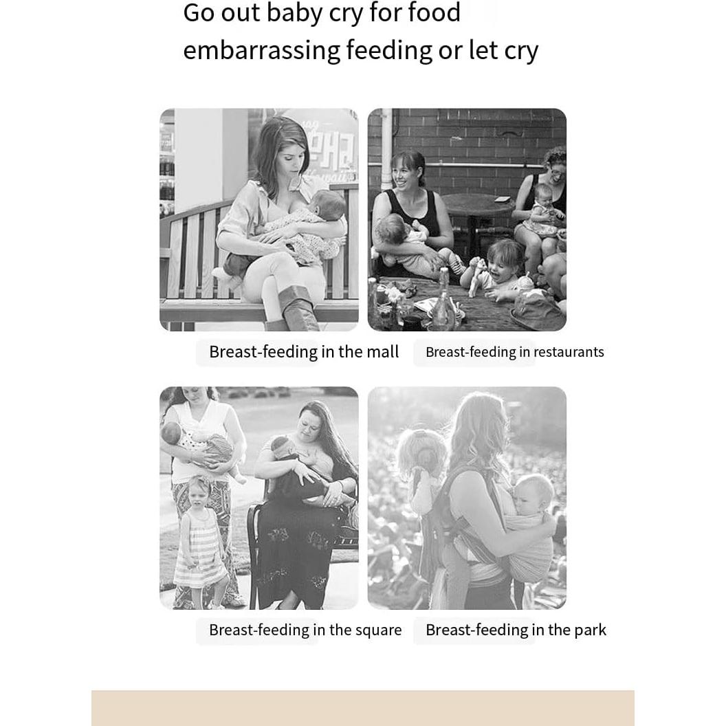 Fular de Lactancia KaeDa Versátil 75x95cm Algodón Azul Claro