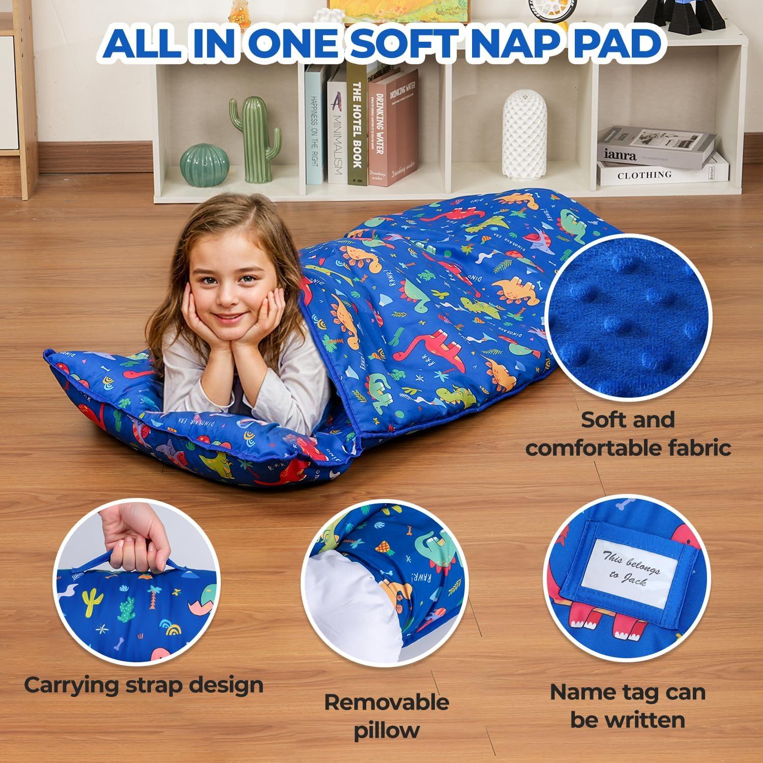 Colchoneta para Siesta Niños Kulahlik 104x84 cm con Mochila