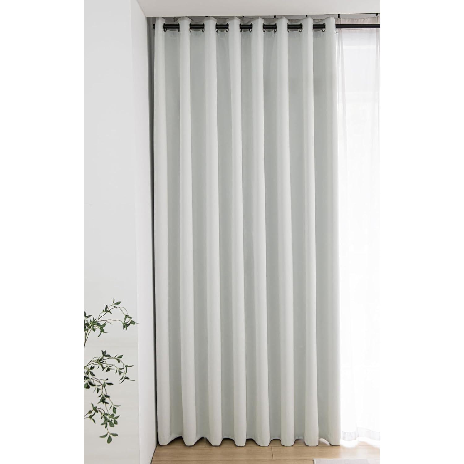 Cortinas Blackout MOONVAN Beige 107x114 cm 2 Paneles Ojal