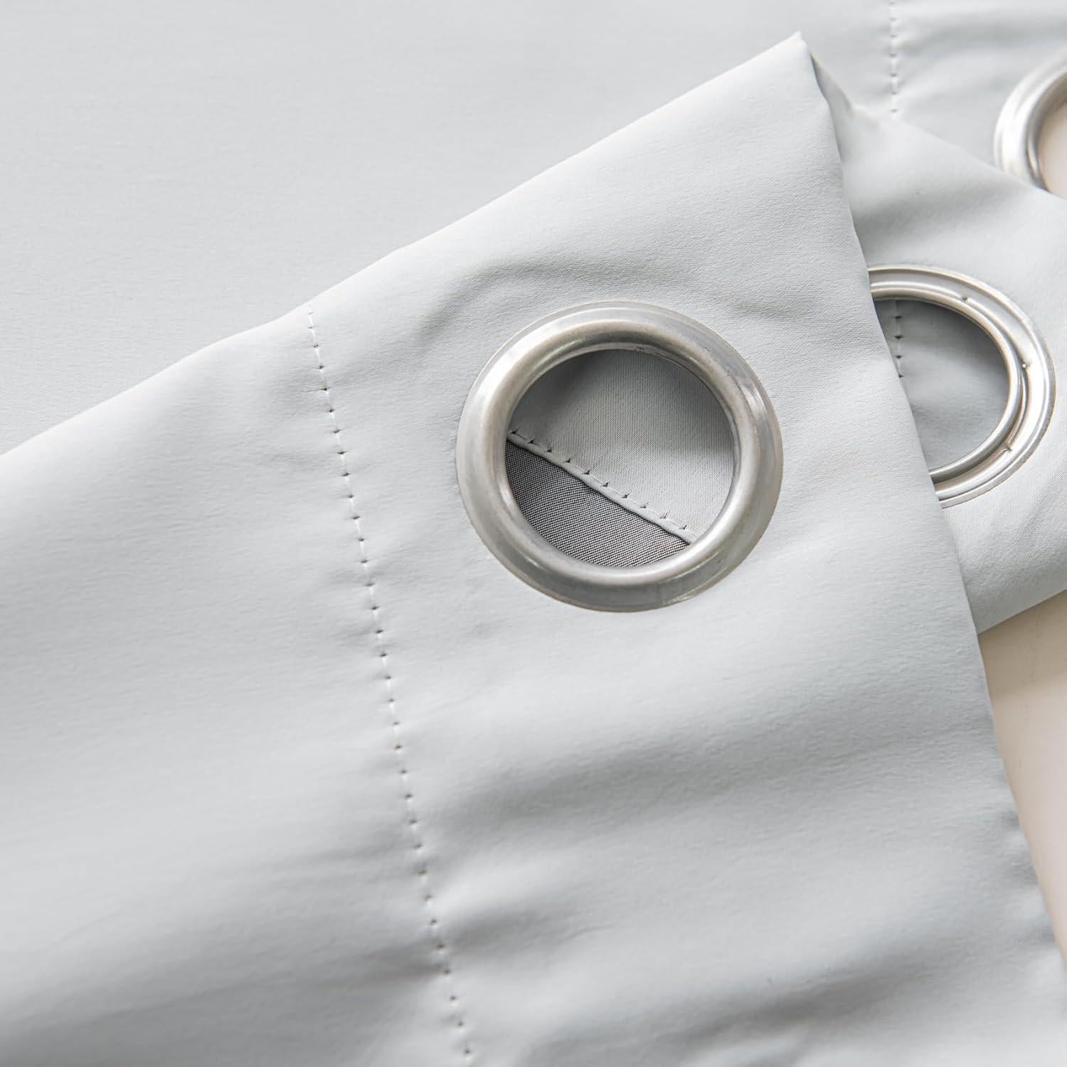 Cortinas Blackout MOONVAN Beige 107x114 cm 2 Paneles Ojal