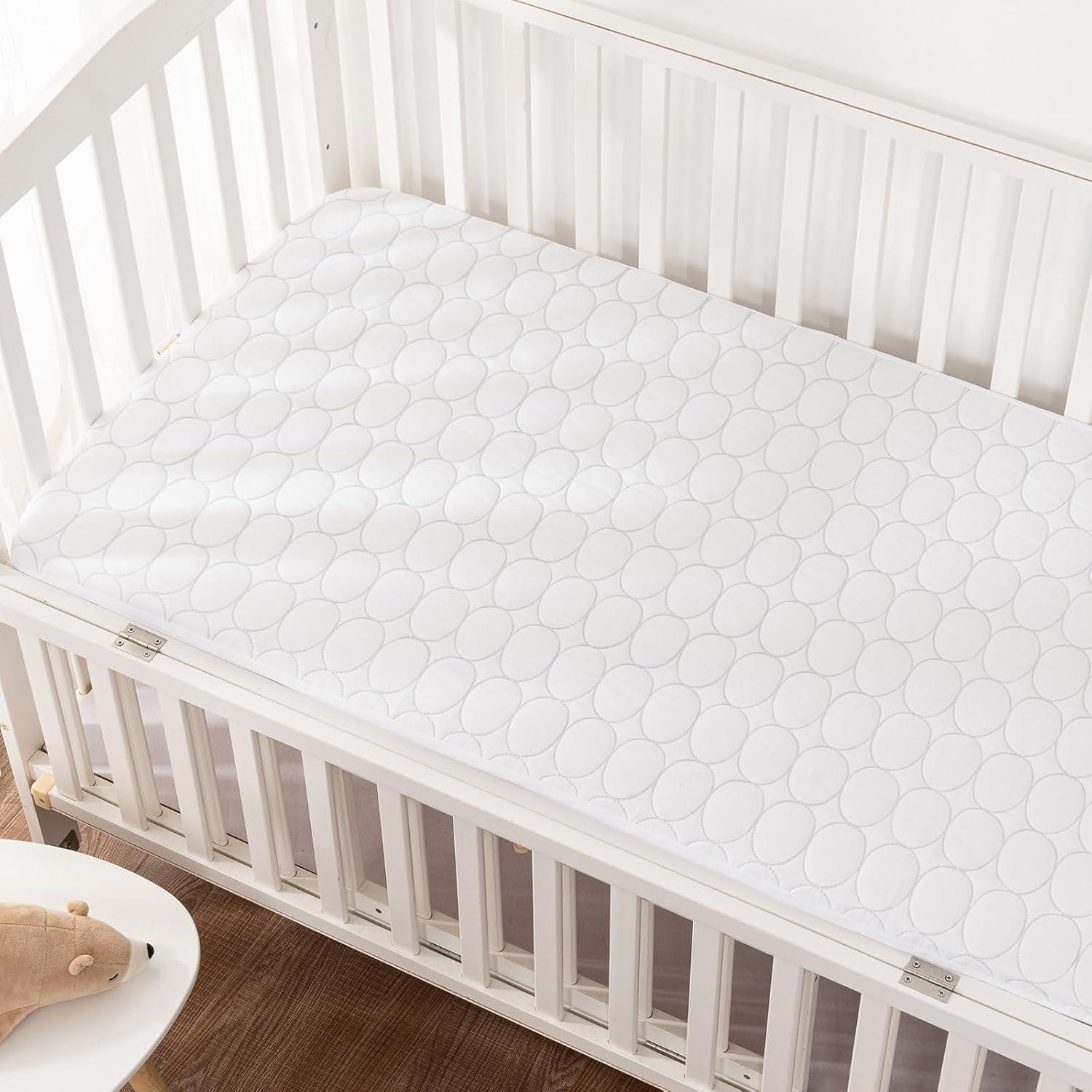Protector de Colchón de Cuna Bamuho Algodón Impermeable 132x71cm