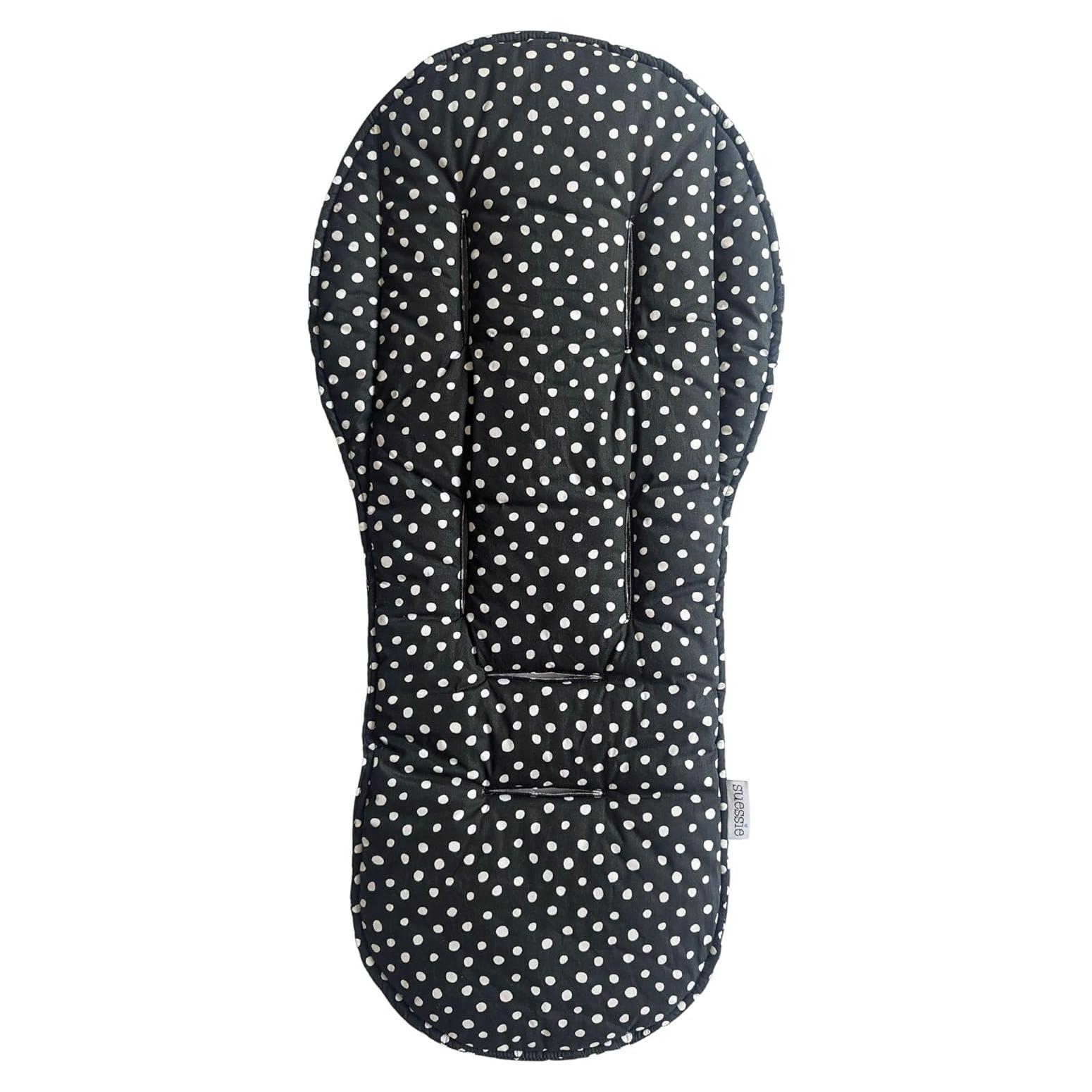 Forro de Carriola Suessie Universal Reversible Algodón Puntos Negros