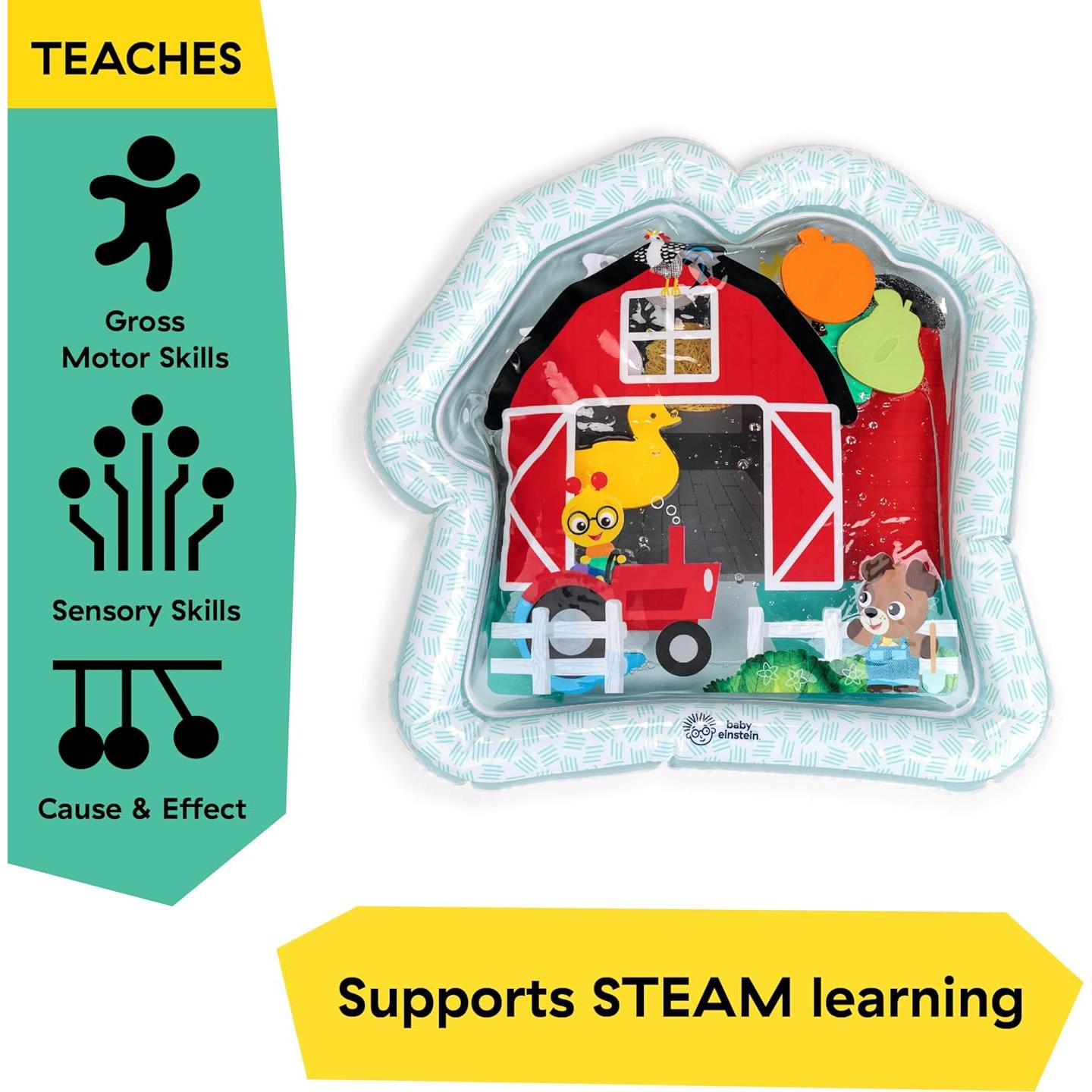 Alfombra de Agua Sensorial Baby Einstein Granja 58x58cm