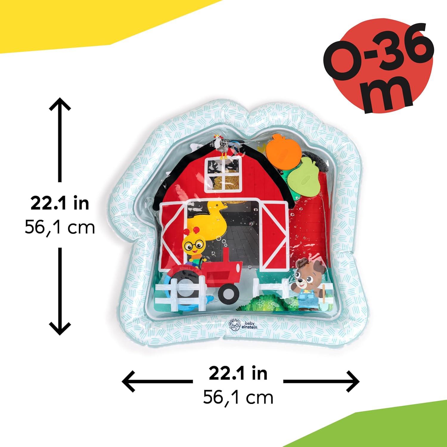 Alfombra de Agua Sensorial Baby Einstein Granja 58x58cm