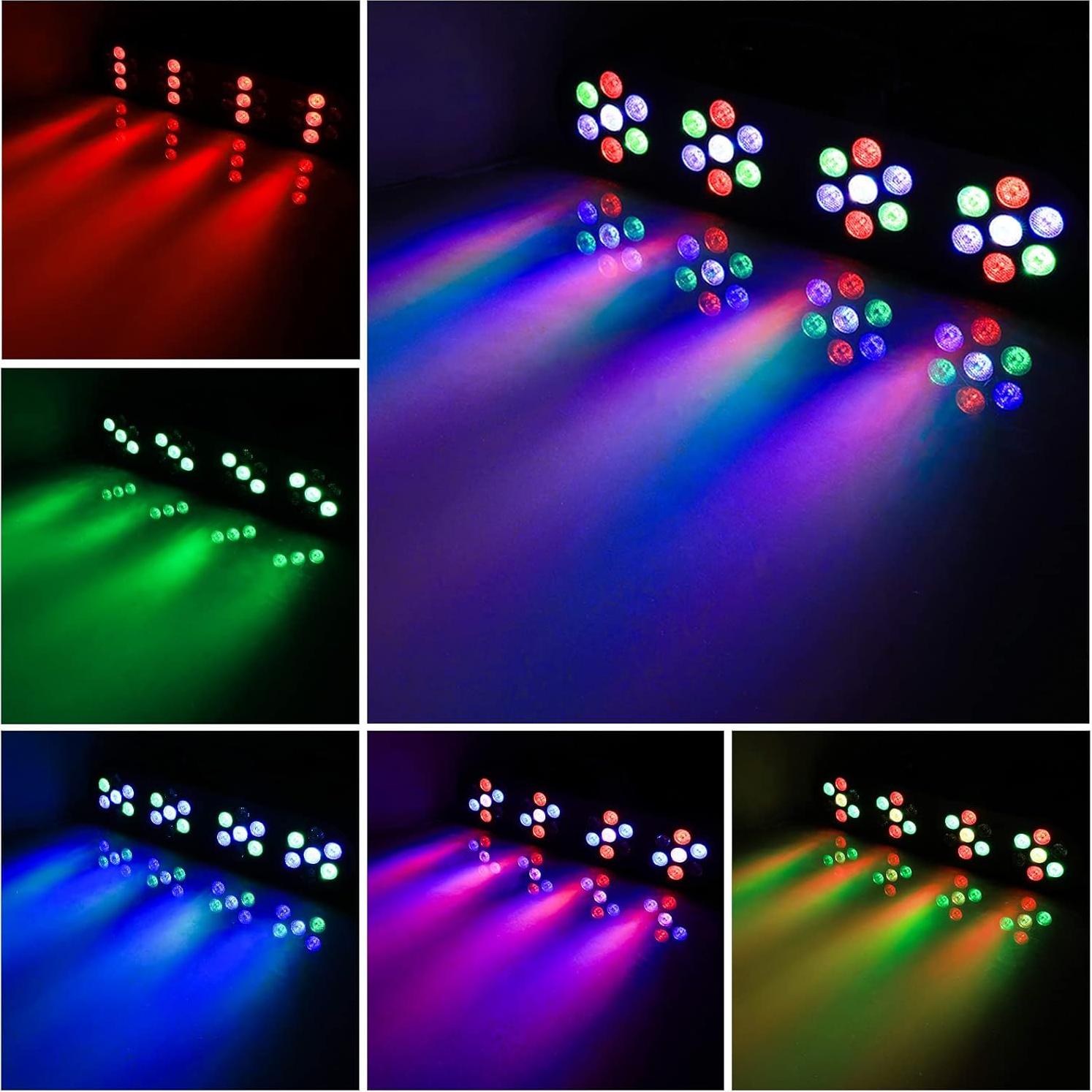Luces DJ Telbum PL-31X LED Activadas por Sonido 4 PAR