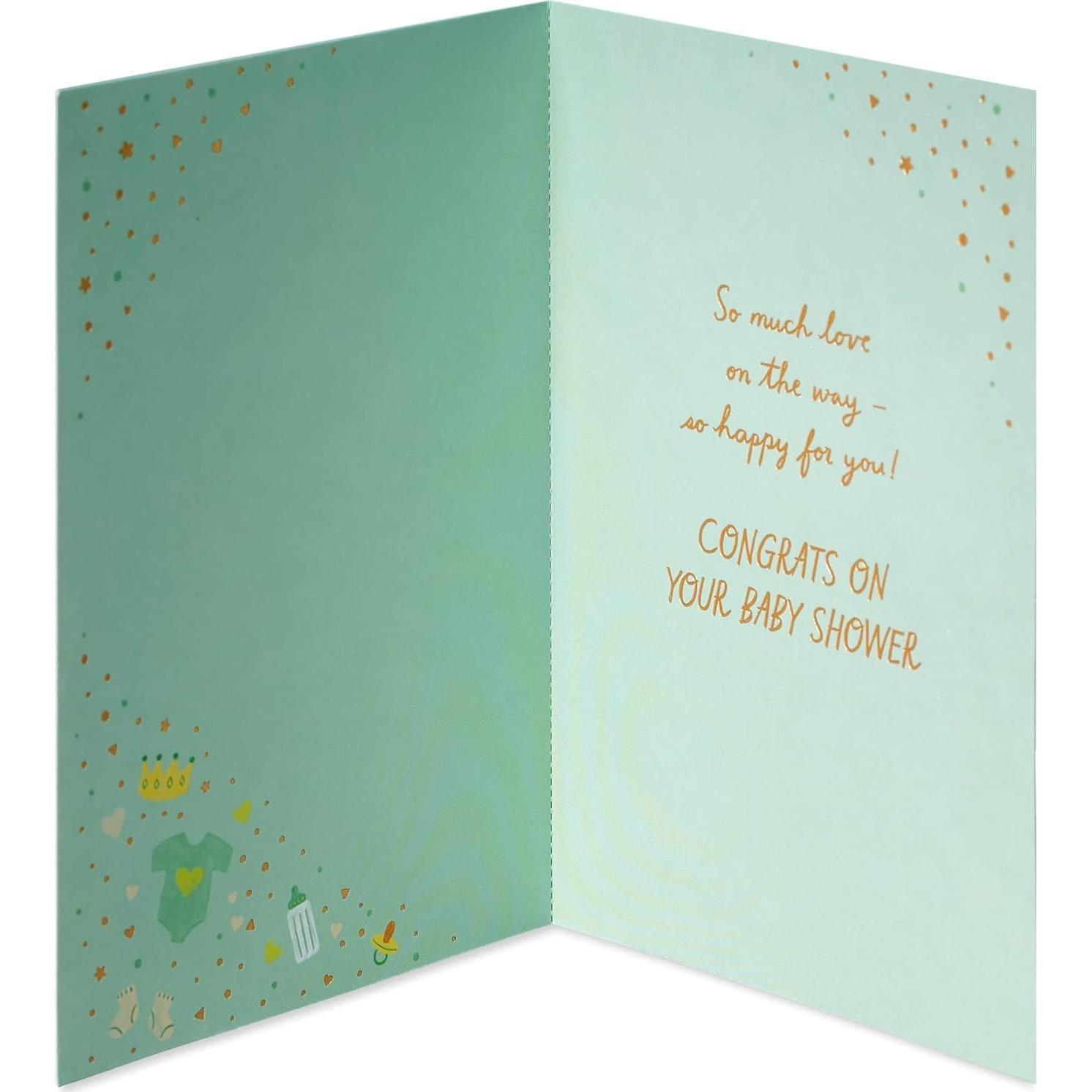 Tarjeta de Baby Shower American Greetings Amor en Camino